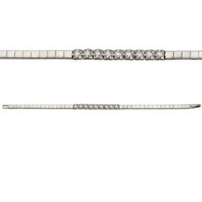 Браслет из белого золота Мастер Бриллиант 05M10-029 с бриллиантом 05M10-029 фото