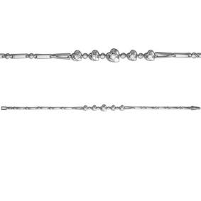 Браслет из белого золота Мастер Бриллиант 05M10-065 с бриллиантом 05M10-065 фото