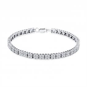 Браслет из белого золота Мастер Бриллиант 05M10-220346-02-00 с бриллиантом 05M10-220346-02-00 фото