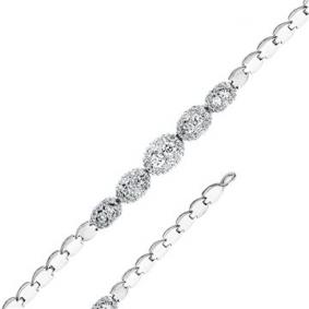 Браслет из белого золота Мастер Бриллиант 05M10-220371-00-00 с бриллиантом 05M10-220371-00-00 фото