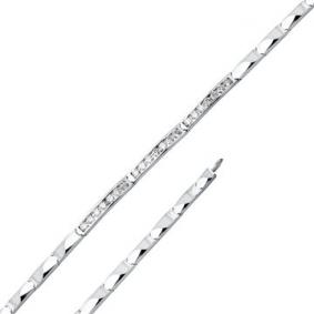 Браслет из белого золота Мастер Бриллиант 05M10-220372-00-00 с бриллиантом 05M10-220372-00-00 фото