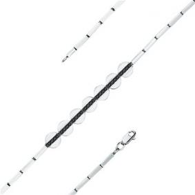 Браслет из белого золота Мастер Бриллиант 05M10-220395-00-48 с чёрным бриллиантом 05M10-220395-00-48 фото