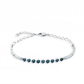 Браслет из белого золота Мастер Бриллиант 05M10-220397-00-10 с Лондон топазом 05M10-220397-00-10 фото