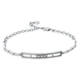 Браслет из белого золота Мастер Бриллиант 05M10-220403-00-00 с бриллиантом 05M10-220403-00-00 фото