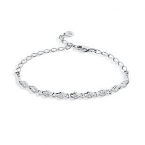 Браслет из белого золота Мастер Бриллиант 05M10-220415-00-00 с бриллиантом 05M10-220415-00-00 фото