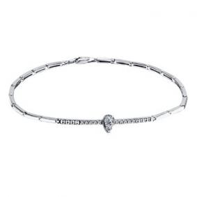 Браслет из белого золота Мастер Бриллиант 05M10-220425-00-00 с бриллиантом 05M10-220425-00-00 фото