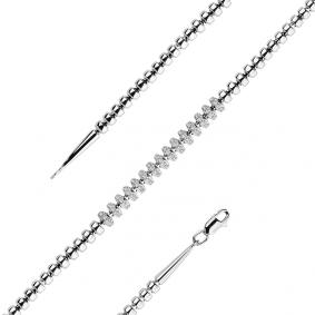 Браслет из белого золота Мастер Бриллиант 05M10-220435-00-00 с бриллиантом 05M10-220435-00-00 фото