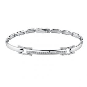 Браслет из белого золота Мастер Бриллиант 05M10-220451-00-00 с бриллиантом 05M10-220451-00-00 фото