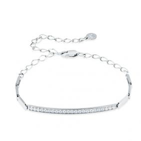 Браслет из белого золота Мастер Бриллиант 05M10-220490-00-00 с бриллиантом 05M10-220490-00-00 фото