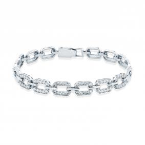 Браслет из белого золота Мастер Бриллиант 05M10-220508-00-00 с бриллиантом 05M10-220508-00-00 фото