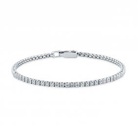 Браслет из белого золота Мастер Бриллиант 05M10-220537-00-70 с бриллиантом 05M10-220537-00-70 фото