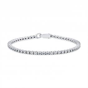 Браслет из белого золота Мастер Бриллиант 05M10-220538-00-00 с бриллиантом 05M10-220538-00-00 фото