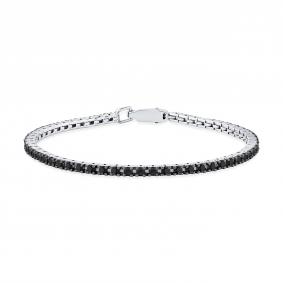 Браслет из белого золота Мастер Бриллиант 05M10-220538-05-48 с бриллиантом 05M10-220538-05-48 фото