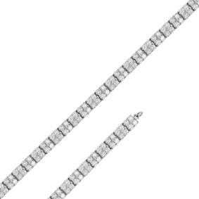 Браслет из белого золота Мастер Бриллиант 05M10-346/2 с бриллиантом 05M10-346/2 фото