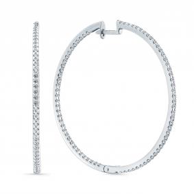 Серьги из белого золота Мастер Бриллиант 05M2-204220-00-00 с бриллиантом 05M2-204220-00-00 фото