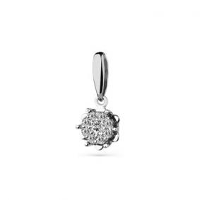 Подвеска из белого золота Мастер Бриллиант 05M3-207039-00-00 с бриллиантом 05M3-207039-00-00 фото