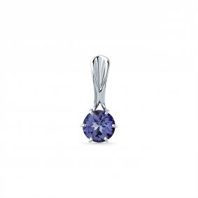 Подвеска из белого золота Мастер Бриллиант 05M3-230928-00-31 с танзанитом 05M3-230928-00-31 фото
