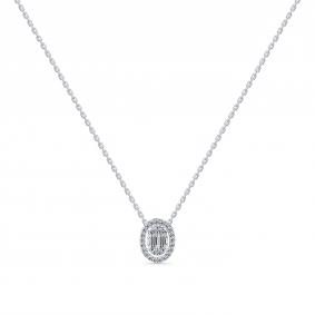 Колье из белого золота Мастер Бриллиант 05M6-260792-00-00 с бриллиантом 05M6-260792-00-00 фото