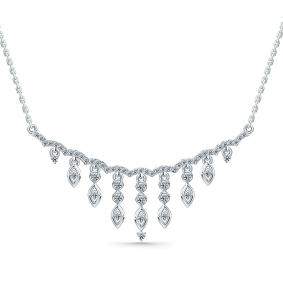 Колье из белого золота Мастер Бриллиант 05M6-260798-70-00 с бриллиантом 05M6-260798-70-00 фото