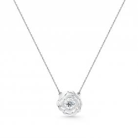 Колье из белого золота Мастер Бриллиант 05M6-260823-00-00 с бриллиантом 05M6-260823-00-00 фото