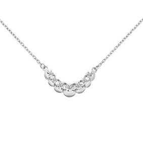 Колье из белого золота Мастер Бриллиант 05M6-293 с бриллиантом 05M6-293 фото