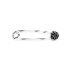 Булавка из белого золота Мастер Бриллиант 05M7-270348-00-48 с чёрным бриллиантом 05M7-270348-00-48 фото