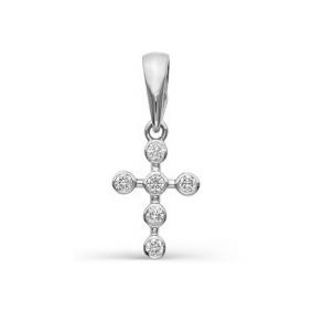 Подвеска из белого золота Мастер Бриллиант 05M8-263 с бриллиантом 05M8-263 фото