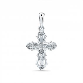 Подвеска из белого золота Мастер Бриллиант 05M8-280226-00-00 с бриллиантом 05M8-280226-00-00 фото