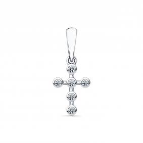 Подвеска из белого золота Мастер Бриллиант 05M8-280263-00-00 с бриллиантом 05M8-280263-00-00 фото