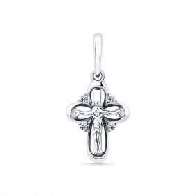 Подвеска из белого золота Мастер Бриллиант 05M8-280276-00-00 с бриллиантом 05M8-280276-00-00 фото