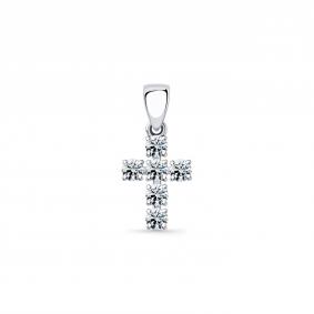 Подвеска из белого золота Мастер Бриллиант 05M8-280277-00-00 с бриллиантом 05M8-280277-00-00 фото