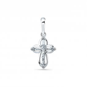 Подвеска из белого золота Мастер Бриллиант 05M8-280278-00-00 с бриллиантом 05M8-280278-00-00 фото