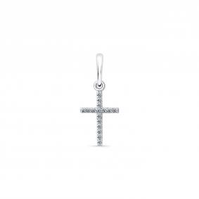 Подвеска из белого золота Мастер Бриллиант 05M8-280343-00-00 с бриллиантом 05M8-280343-00-00 фото