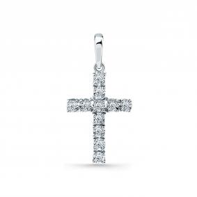 Подвеска из белого золота Мастер Бриллиант 05M8-280350-00-00 с бриллиантом 05M8-280350-00-00 фото