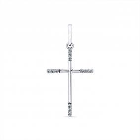 Подвеска из белого золота Мастер Бриллиант 05M8-280374-00-00 с бриллиантом 05M8-280374-00-00 фото