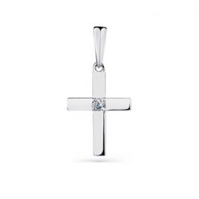 Подвеска из белого золота Мастер Бриллиант 05M8-280416-00-00 с бриллиантом 05M8-280416-00-00 фото