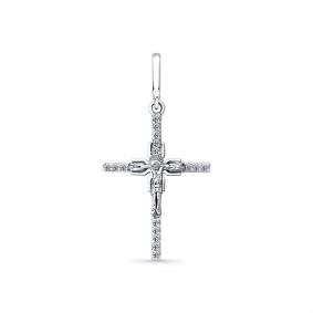 Подвеска из белого золота Мастер Бриллиант 05M8-280447-00-70 с бриллиантом 05M8-280447-00-70 фото