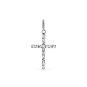 Подвеска из белого золота Мастер Бриллиант 05M8-345 с бриллиантом 05M8-345 фото