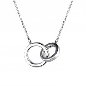 Серебряное колье АЛЬКОР 06-1954/00КЦ-00 с фианитом 06-1954/00КЦ-00 фото