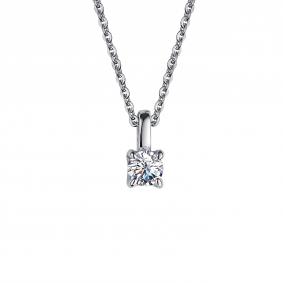 Серебряное колье АЛЬКОР 06-2699/000М-00 с муассанитом 06-2699/000М-00 фото
