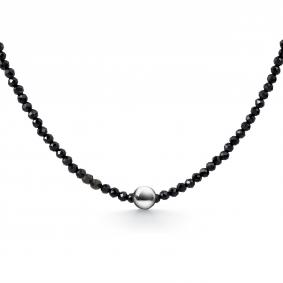 Серебряное колье АЛЬКОР 06-4590/00ЧШ-00 с шпинелью 06-4590/00ЧШ-00 фото