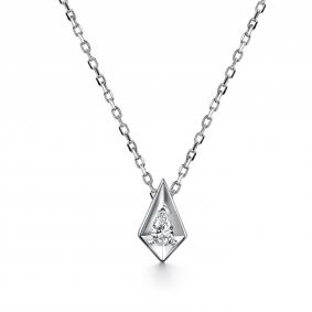 Серебряное колье АЛЬКОР 06-5097/00КЦ-00 с фианитом 06-5097/00КЦ-00 фото