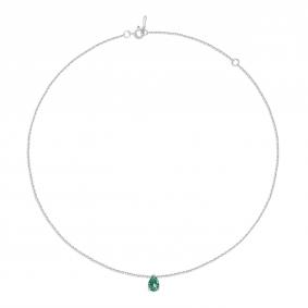 Серебряное колье АЛЬКОР с бриллианитом 06-5723/0БТ4-00 06-5723/0БТ4-00 фото