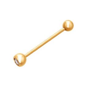 Золотой пирсинг SOKOLOV 060146 с фианитом 060146 фото