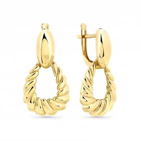 Серьги из лимонного золота Мастер Бриллиант 06M002-0918-0000-020 06M002-0918-0000-020 фото