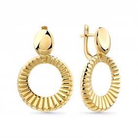 Серьги из лимонного золота Мастер Бриллиант 06M002-0919-0000-020 06M002-0919-0000-020 фото