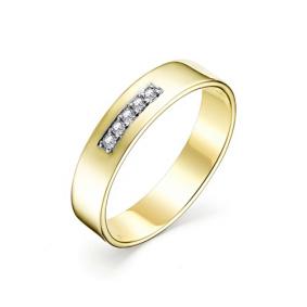 Кольцо из лимонного золота Мастер Бриллиант 06M1-101-267 с бриллиантом 06M1-101-267 фото