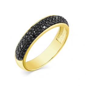 Кольцо из лимонного золота Мастер Бриллиант 06M1-104-866-48 с бриллиантом 06M1-104-866-48 фото