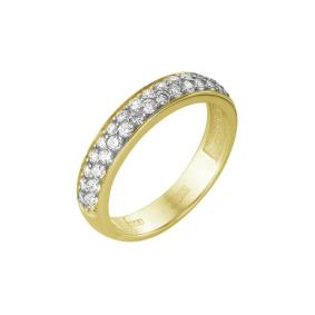 Кольцо из лимонного золота Мастер Бриллиант 06M1-104-867/1 с бриллиантом 06M1-104-867/1 фото