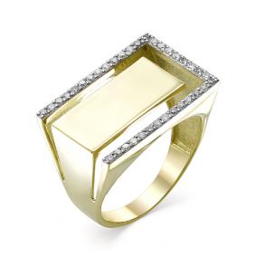 Кольцо из лимонного золота Мастер Бриллиант 06M1-106-675 с бриллиантом 06M1-106-675 фото